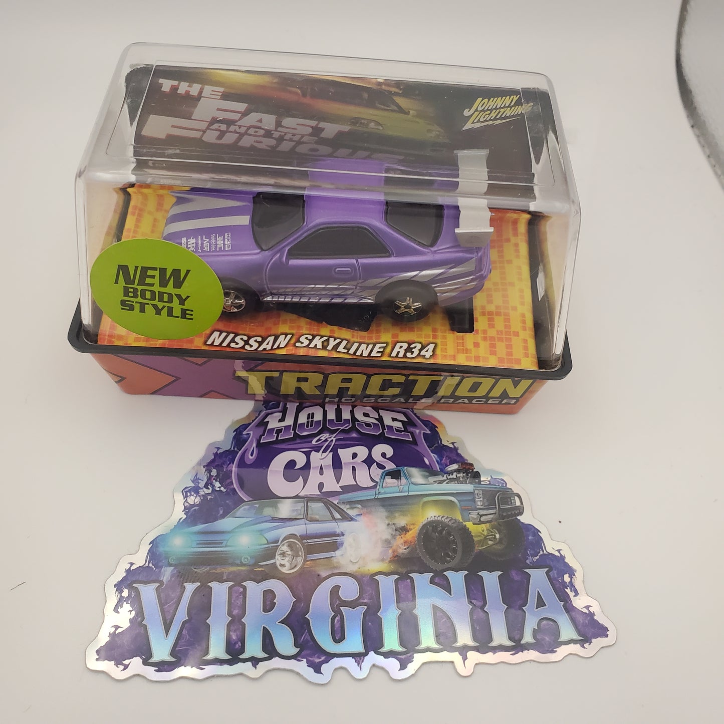 Johnny Lightning Fast & Furious Nissan Skyline Purple HO Slot Car For AFX / Tyco Track) (Copy) (Copy) (Copy) - House of Cars Virginia