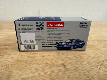 Pop Race 1/64 Calsonic Nissan Skyline GTR (R32) "JTC 1990"