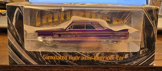 97M Cadillac Coupe DeVille-w/adjustable suspension -purple international diecast