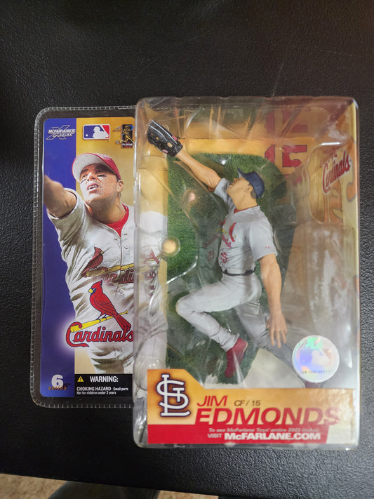 Todd McFarlane's Sports Picks Action Figure In Box Series 6 Jim Edmonds - House of Cars Virginia