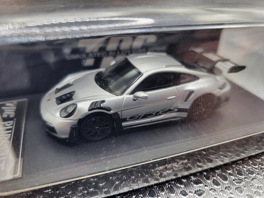 TPC Pursuit Porsche 992 911 GT3 RS Limited Edition /500 Silver Metallic w/ Black Graphics - House of Cars Virginia