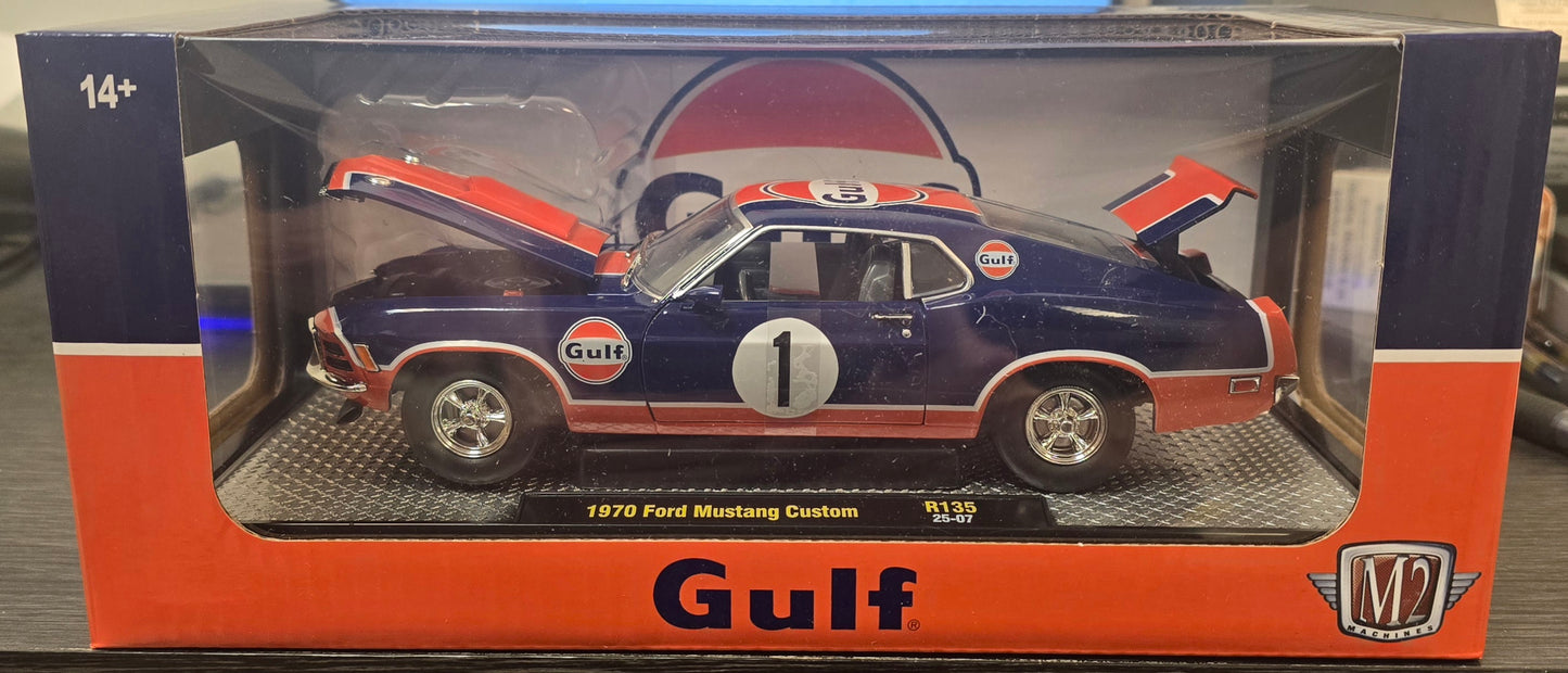 M2 1/24 Ford 1970 Mustang Custom Gulf