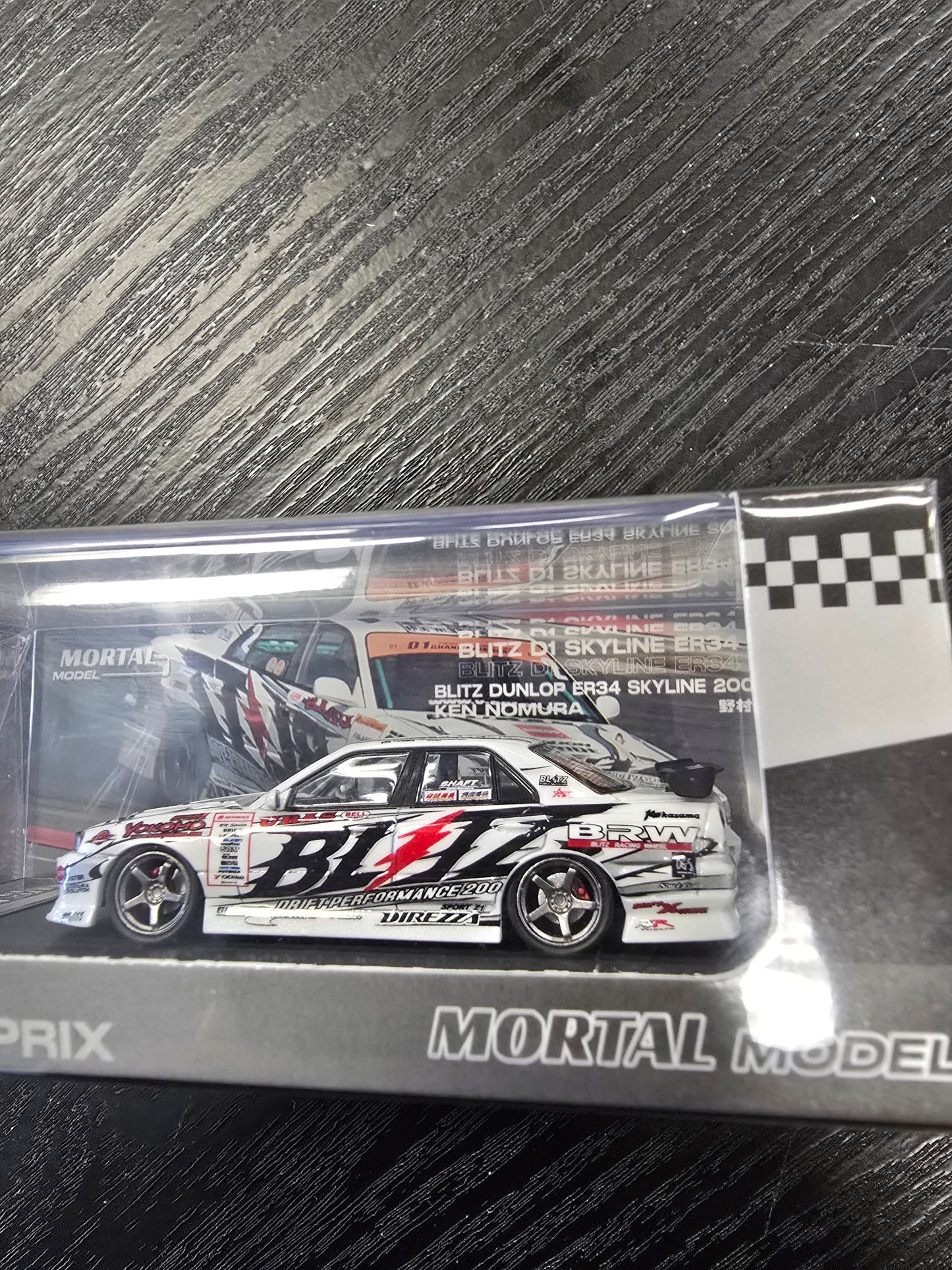 Mortal Model International Diecast Blitz Ken Nomura D1 Skyline ER34 2004