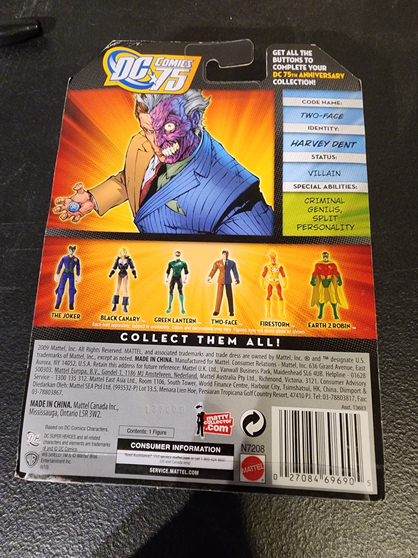 Mattel DC Universe 75 Years of Super Power Two-Face - House of Cars Virginia