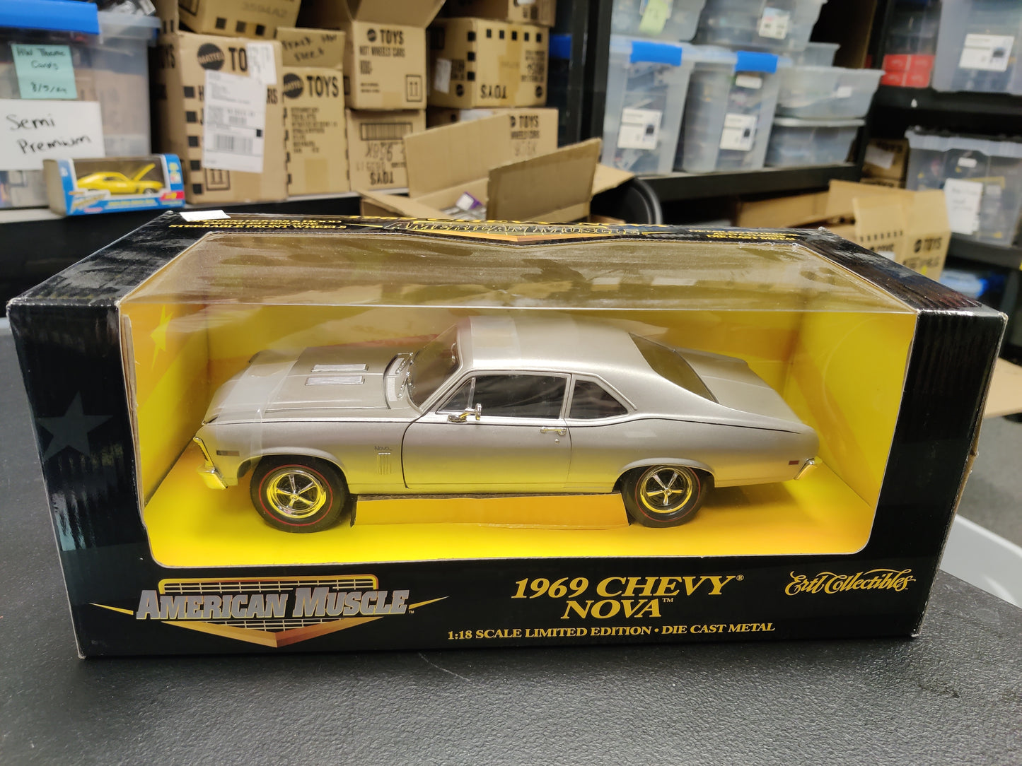 1.18 metal American Muscle 1969 Chevy Nova ERTL Collectibles 