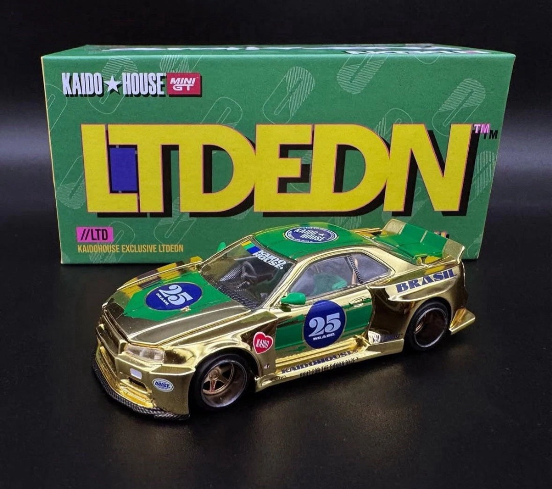 Kaido House Brazil Exclusive LTD R34 Gold – House of Cars Virginia