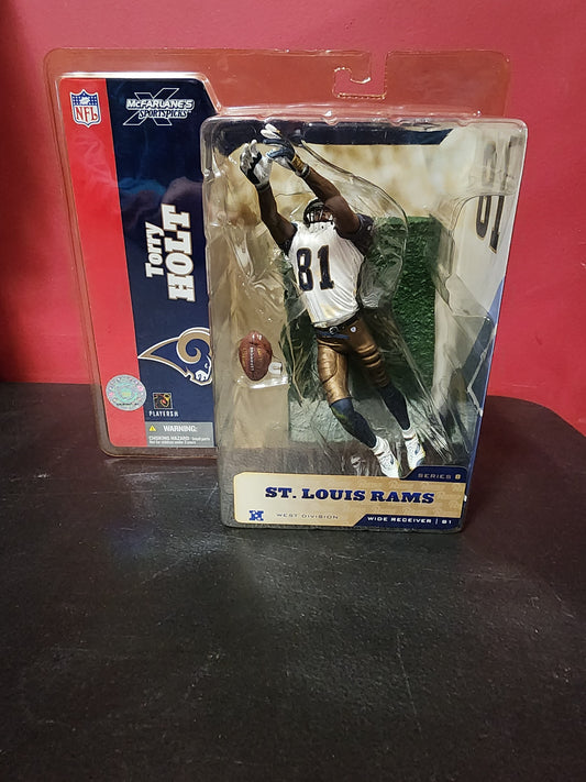 TORRY HOLT St. Louis Rams Mcfarlane NFL Action Figure; NEW-sealed - House of Cars Virginia