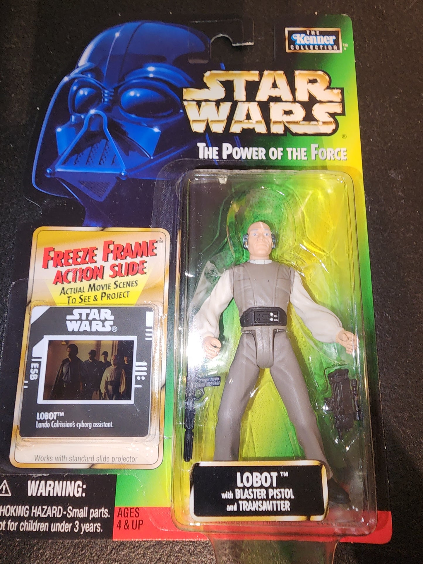 Star Wars Power of the Force Lobot Freeze Frame 1998 Kenner 3.75" Action Figure - House of Cars Virginia