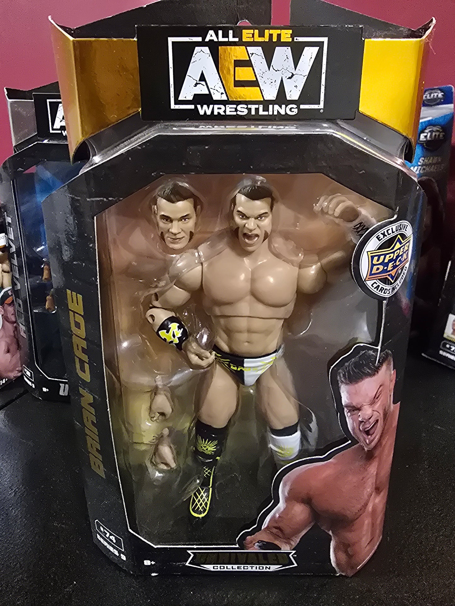 AEW All Elite Wrestling Unrivaled Collection Series 9 Brian Cage Figure #74 NEW - House of Cars Virginia