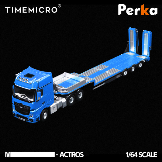 TimeMicro 1/64Scania FlatbedTransport Vehicle International Diecast Blue - House of Cars Virginia
