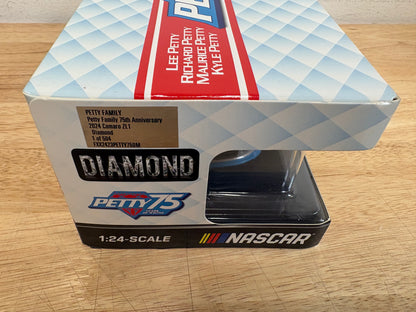 Action Racing Collectables 1:24 Petty Family 75th Anniversary 2024 Camaro ZL1 Diamond Finish 1 of 504 (Damaged Box)