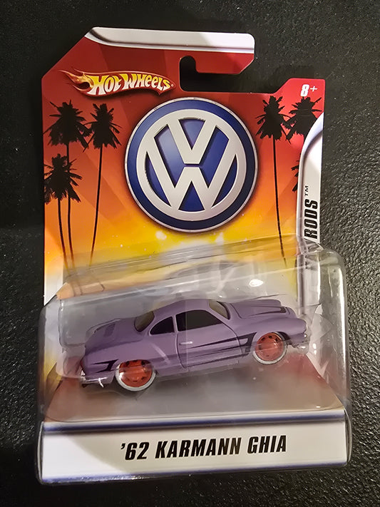 Hot Wheels VW rat rods 62 karman Ghia purple - House of Cars Virginia