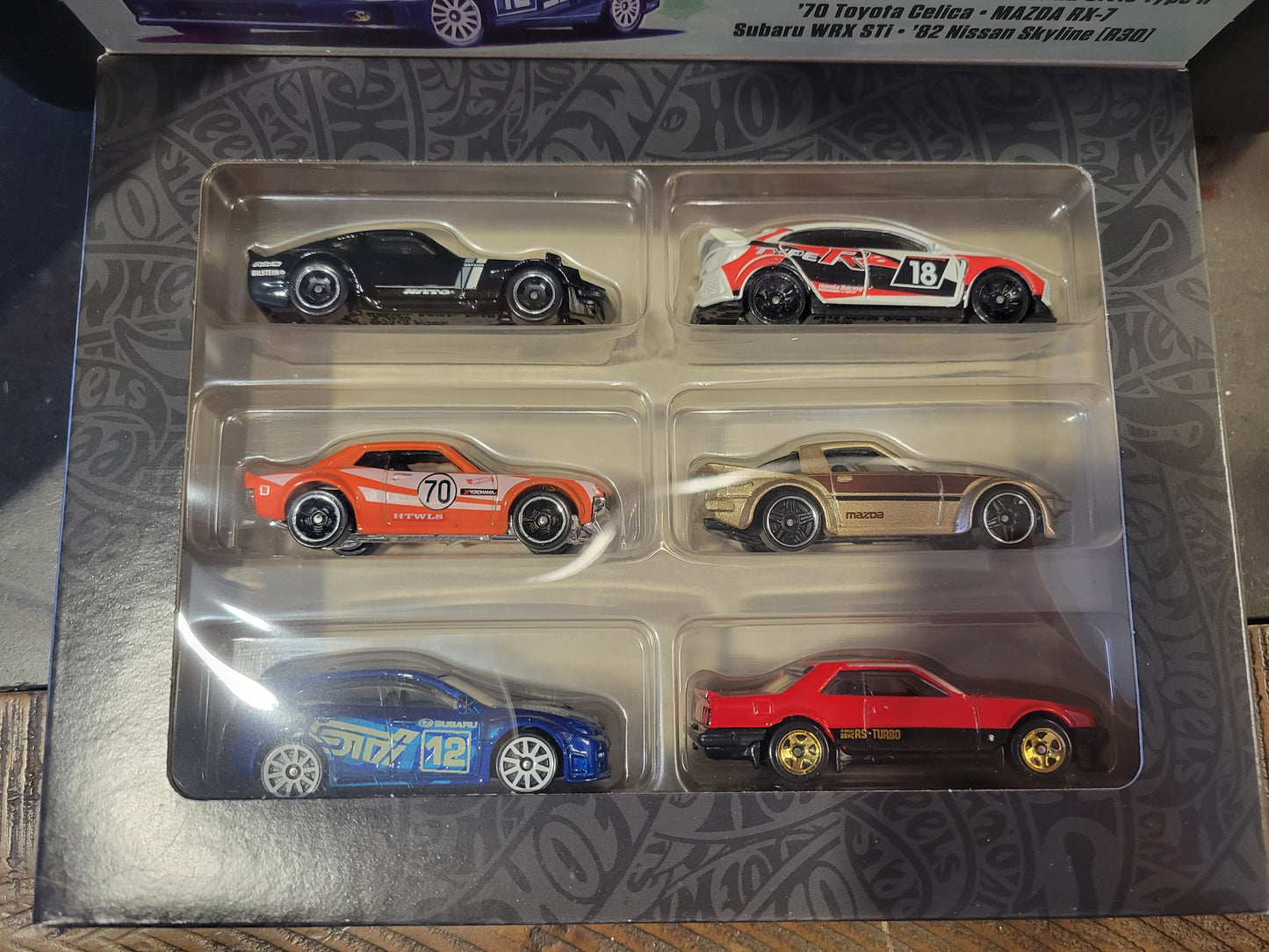 Hot Wheels Japanese 6-pack