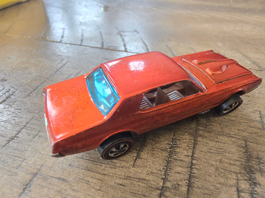 HOT WHEELS RED LINE COUGAR ORANGE HK w BROWN INT BLISTER FRESH MINT - House of Cars Virginia