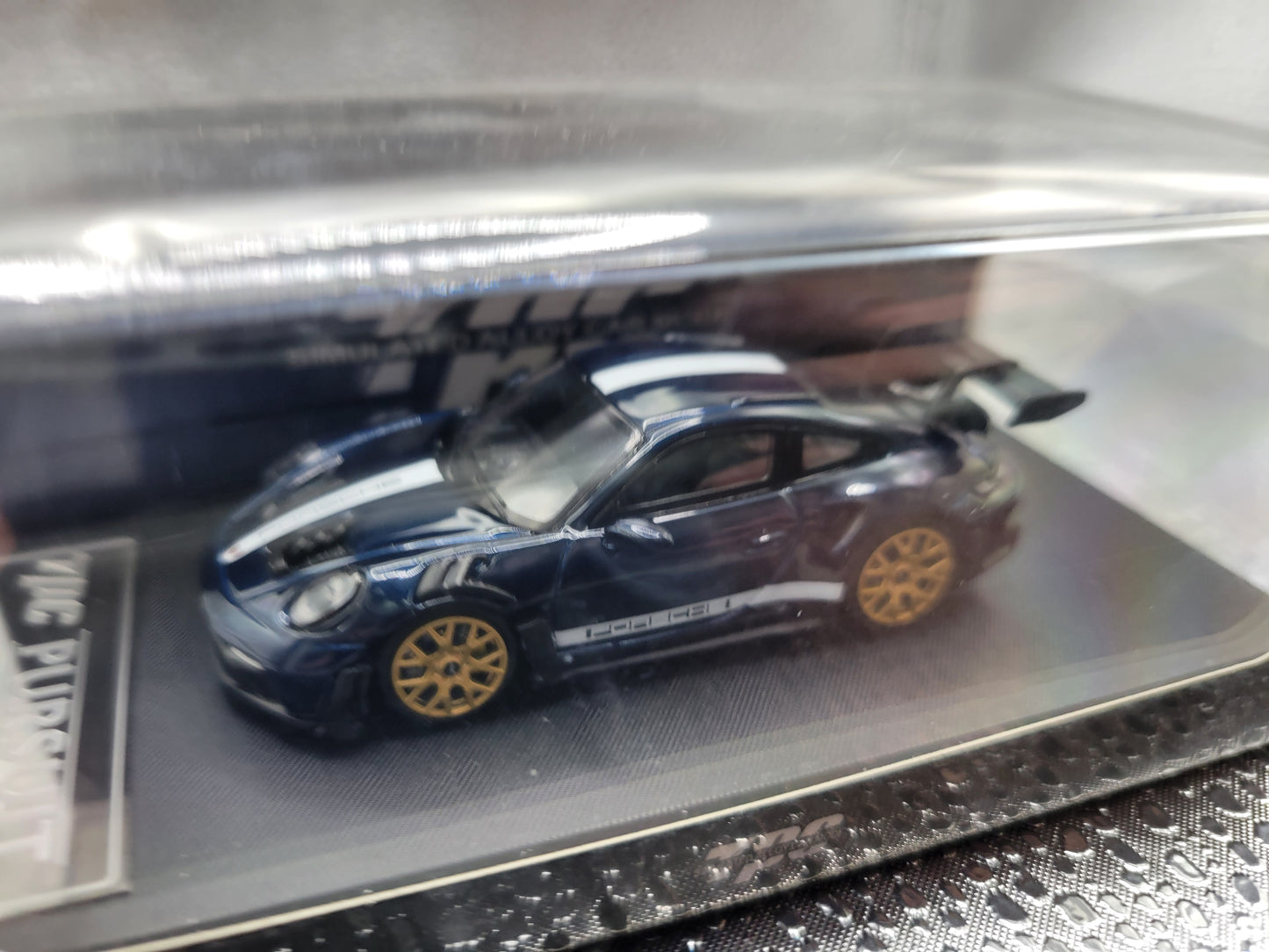 TPC Pursuit Porsche 992 911 GT3 RS Limited Edition /500 Dark Blue Metallic w/ White Graphics - House of Cars Virginia