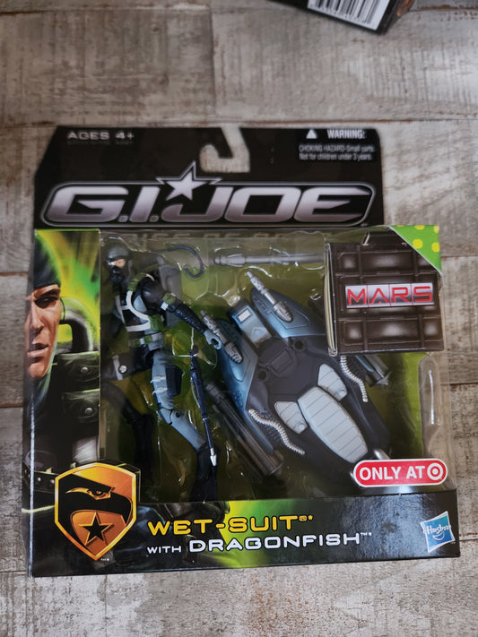 GI Joe 2009 Wet-Suit W/Dragonfish(never opened) Hasbro Action Figure and Vehicle Target Exlusive - House of Cars Virginia