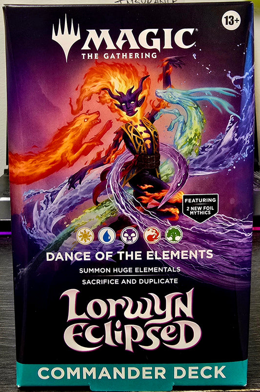 Magic The Gathering Lorwyn Eclipsed Commander Deck- Dance of the Elements - House of Cars Virginia