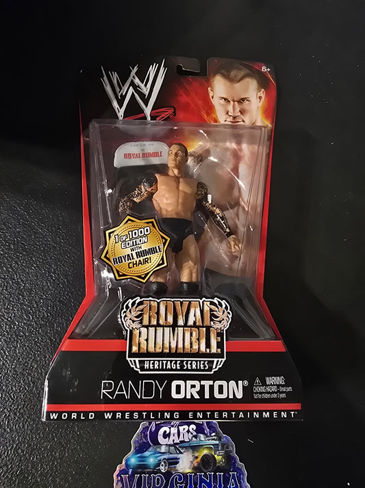 Mattel WWE Royal Rumble Heritage Series Randy Orton Action Figure 1 of 1000 edition with chair - House of Cars Virginia