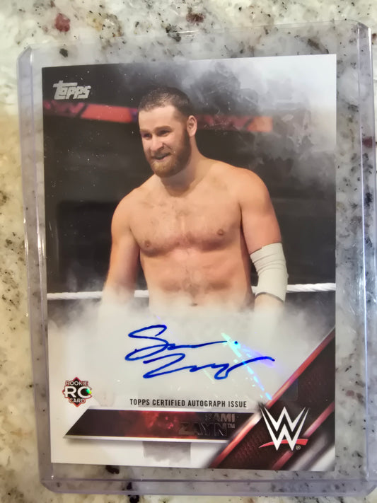 2016 Topps Now Then Forever Auto Sammy Zayn - House of Cars Virginia