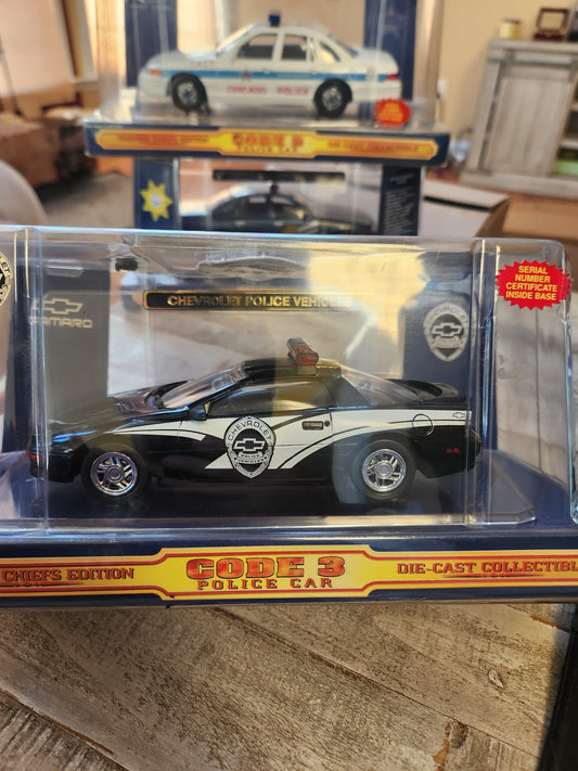 Code 3 Chevrolet Police Limited Edition GRC with Patch - House of Cars Virginia