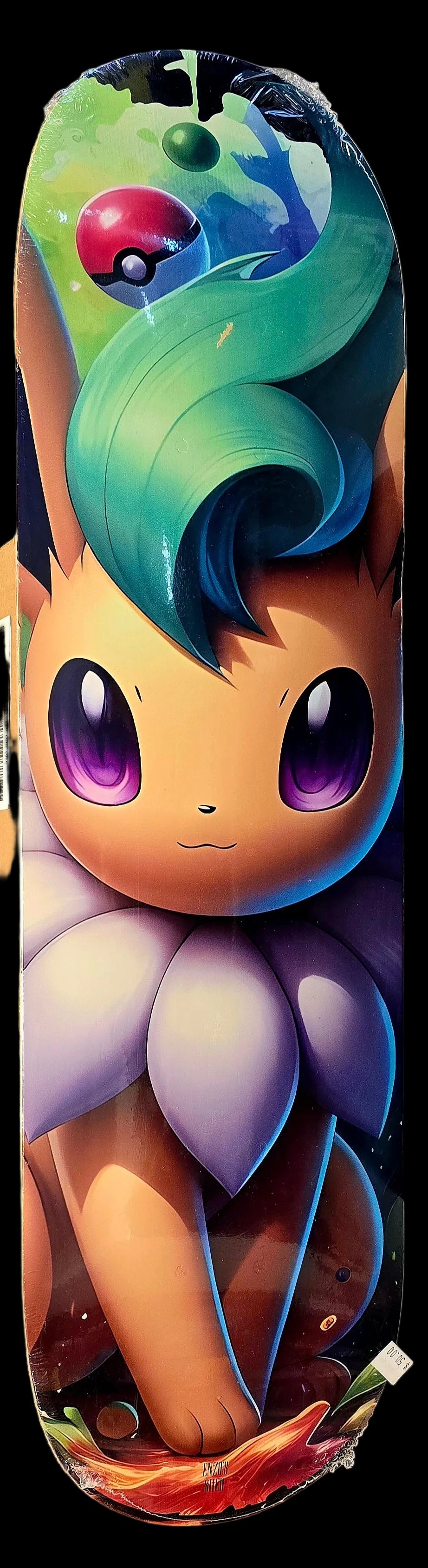 Enzo's Shed Art Skatedeck- Leafeon