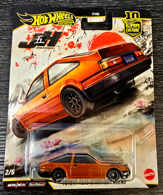 Hot Wheels Car Culture Japan Historics Toyota AE86 Sprinter Treuno (single)