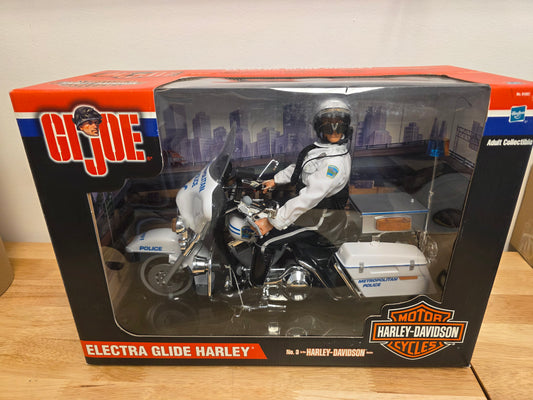 12" G.I. Joe Metro Police Officer w/Electra Glide Harley-Davidson Hasbro 81697 - House of Cars Virginia