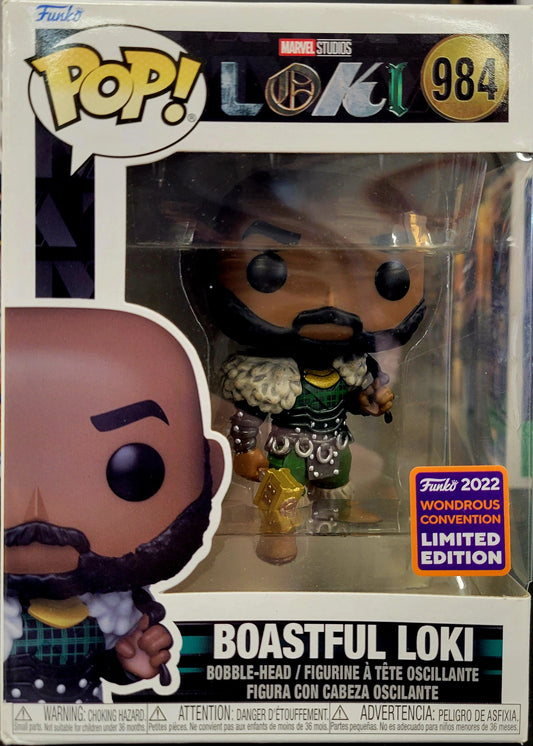 Funko Pop Marvel Loki, Boastful Loki #984