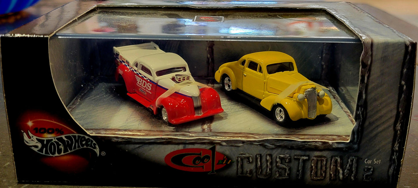 100% Hot Wheels Cool'n Customs '37 Chevy's - House of Cars Virginia