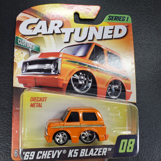 MGA Entertainment Car Tuned Diecast ‘69 Chevy K5 Blazer #08 Series 1 New Orange - House of Cars Virginia