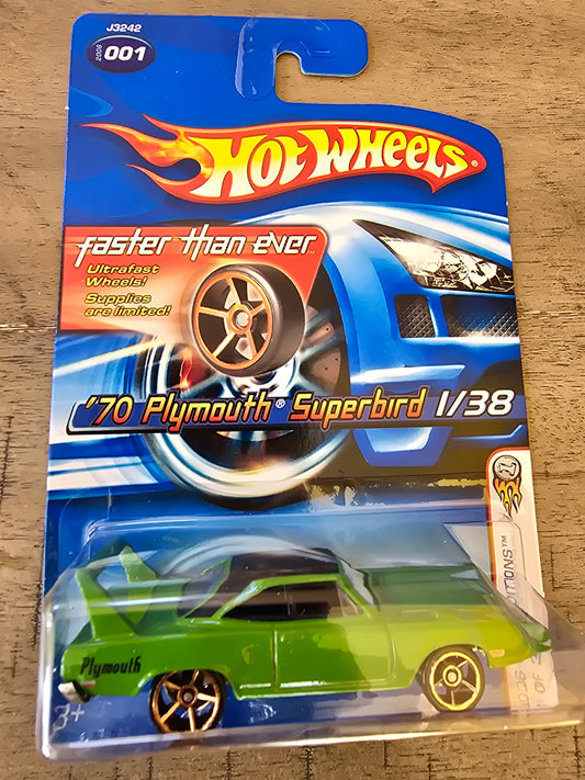 Hot Wheels 1970 Plymouth Superbird. Rare,VHTF! '06 First Editions Series #1/38. - House of Cars Virginia