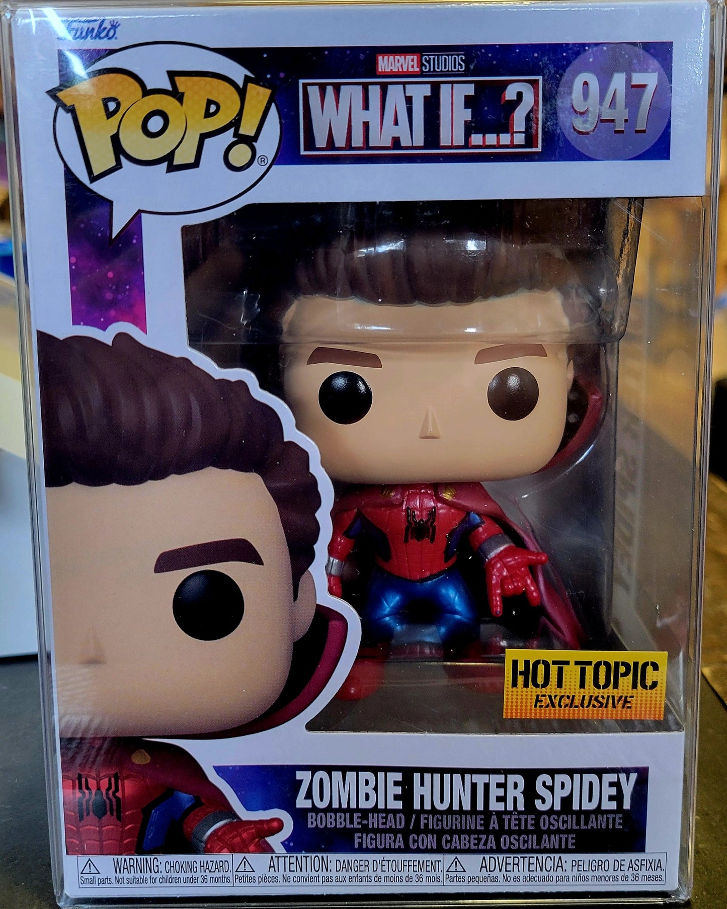 Funko Pop Marvel What If...? Zombie Hunter Spidey #947 - House of Cars Virginia