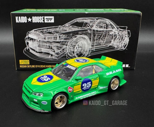 Kaido House One Night in Brazil R34 Skyline #203 sealed - House of Cars Virginia