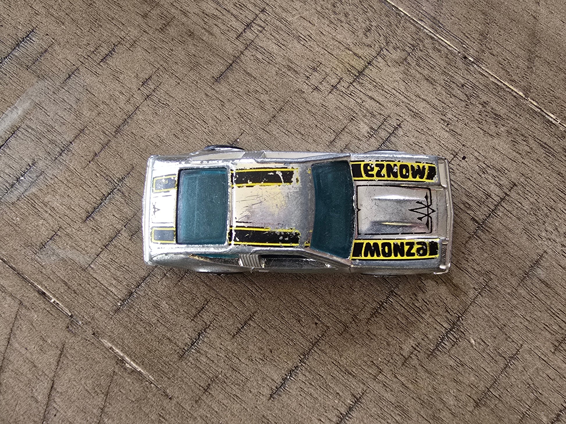 1974 Hot Wheels Redline Chrome Chevy Monza Hong Kong - House of Cars Virginia