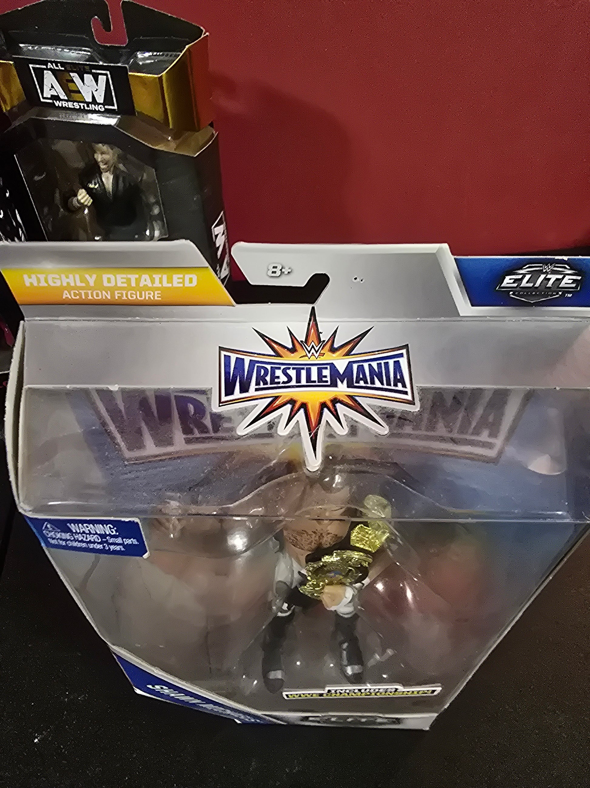 WWE ELITE COLLECTION WRESTLEMANIA 33 SHAWN MICHAELS FIGURE with WWE CHAMPIONSHIP - House of Cars Virginia
