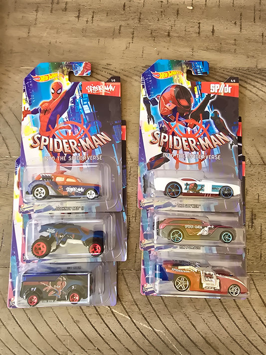 Hot Wheels 2019 Spider-Man Complete Set of 6 Free Ship - House of Cars Virginia