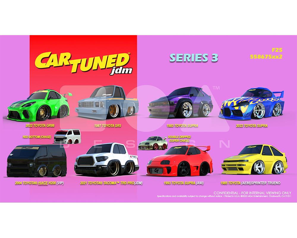 ゆうみ　CAR TUNED CarTuned™ JDM Tuners Series 1 Assortment | Planet Fun NZ