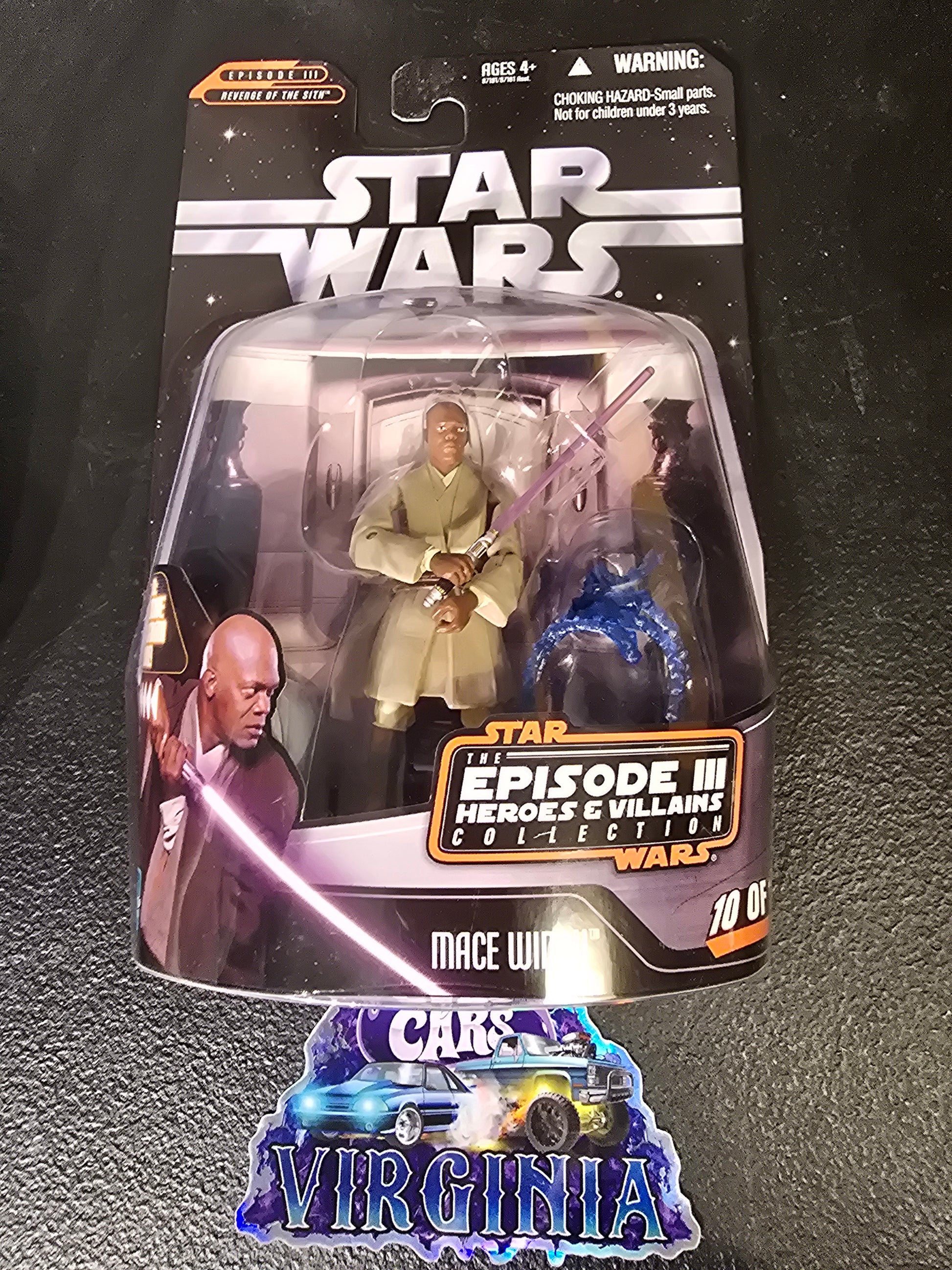 STAR WARS MACE WINDU JEDI FIGURE SAGA COLLECTION REVENGE OF THE SITH MOSC 2006 - House of Cars Virginia
