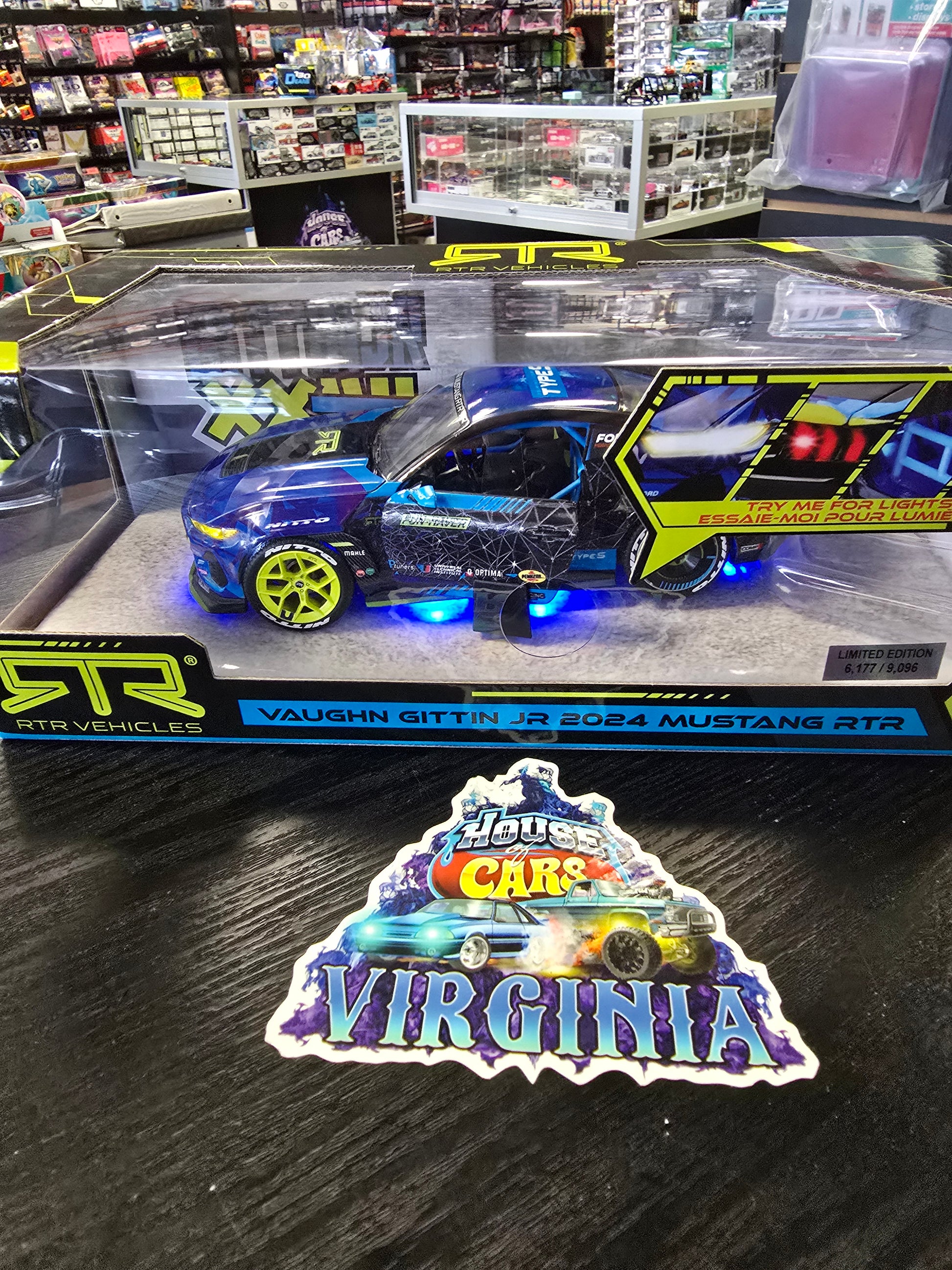 AutoZone Exclusive (6177/9096) Jada RTR Vehicles Vaughn Gitten Jr. 2024 Mustang RTR - House of Cars Virginia