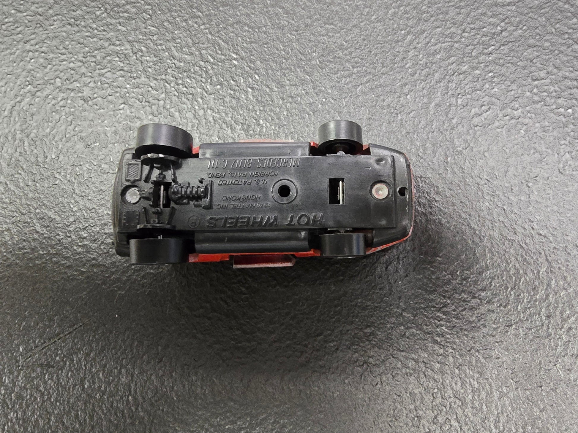 Hot Wheels Redline MERCEDES BENZ C111 Red Enamel HK Plastic base