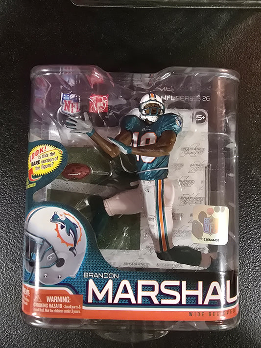McFarlane NFL Brandon Marshall MIAMI DOLPHINS Series 26 Action Figure 2011 - House of Cars Virginia