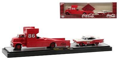 M2 Machines Auto Hauler Coca Cola 1956 Ford COE & 1957 Ford Fairlane 500 - House of Cars Virginia
