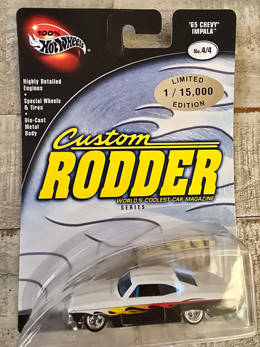2002 Hot Wheels 100% Custom Rodder Series 4/4 65 CHEVY IMPALA - House of Cars Virginia