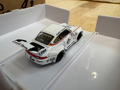 Tarmac Works Hobby64 Singapore Diecast Expo 2022 Special Edition LBWK | RWB RWB Porsche 993 "Numero Reserve 41" w/ Transporter