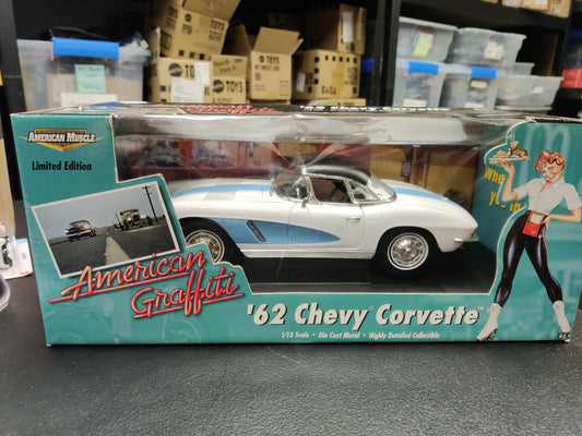 1.18 American Graffiti 1962 Chevy Corvette 