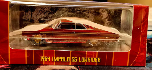 97 M International Diecast 1964 Impala SS Lowrider - red