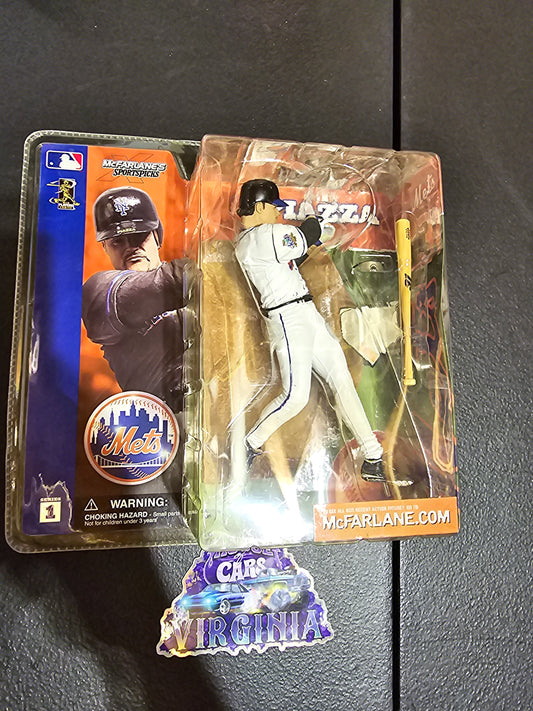 Mcfarlane MLB Mike Piazza New York Mets White Home Jersey Variant Series 1 MoC - House of Cars Virginia