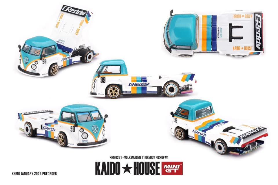 (Preorder) Kaido House Volkswagen Greddy T1 pickup V1