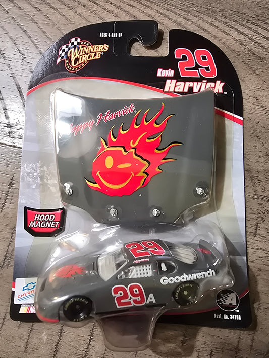 Kevin Harvick 2005 Winner's Circle 1:64 Happy Harvick Hood Magnet Diecast Car - House of Cars Virginia