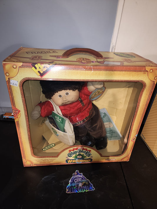 Vintage 1985 Cabbage Patch Kids World Traveler Doll – Russia Sealed HTF - House of Cars Virginia